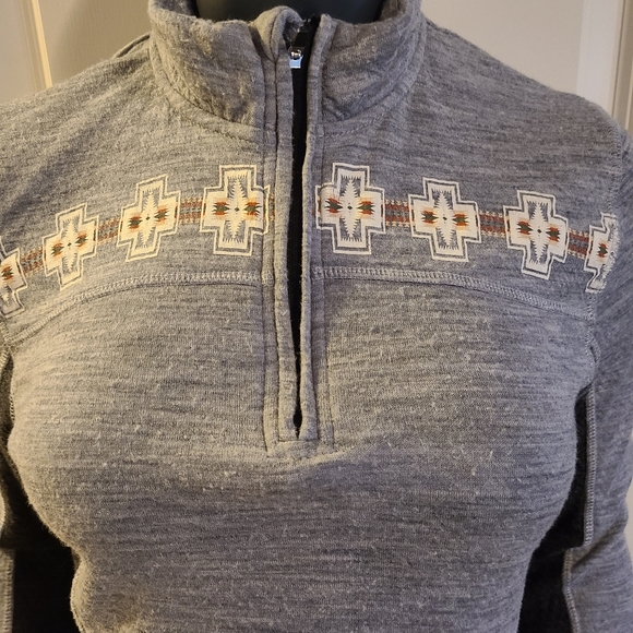 Pendleton Woolen Mill Women's Long Sleeve 1/2 Zip Base Layer top - Picture 6 of 8